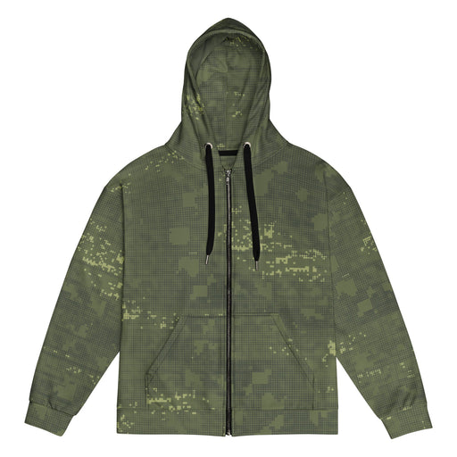 Night Desert Honeycomb CAMO Unisex Zip Hoodie - 2XS