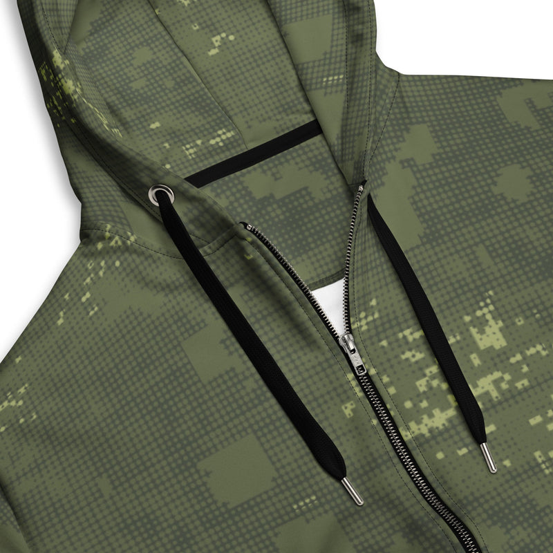 Night Desert Honeycomb CAMO Unisex Zip Hoodie