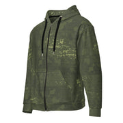 Night Desert Honeycomb CAMO Unisex Zip Hoodie