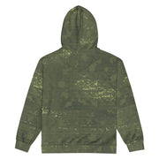 Night Desert Honeycomb CAMO Unisex Zip Hoodie