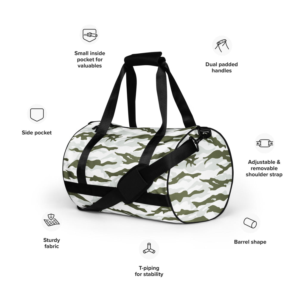 Noorvik Arctic Tiger Stripe CAMO gym bag - Gym Bag