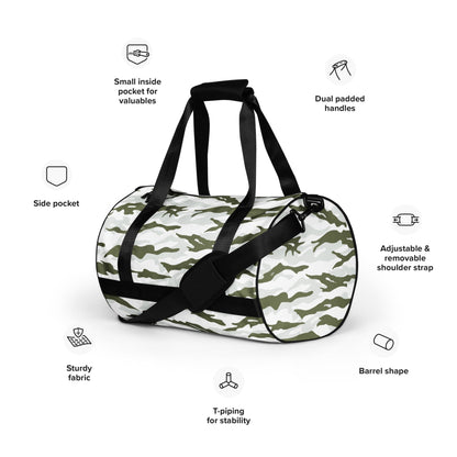 Noorvik Arctic Tiger Stripe CAMO gym bag - Gym Bag