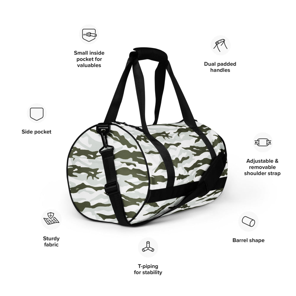 Noorvik Arctic Tiger Stripe CAMO gym bag - Gym Bag