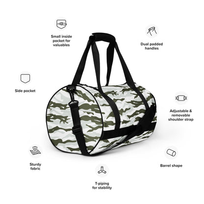 Noorvik Arctic Tiger Stripe CAMO gym bag - Gym Bag