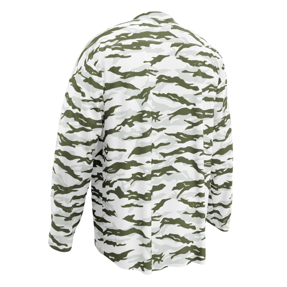 Noorvik Arctic Tiger Stripe CAMO hockey fan jersey