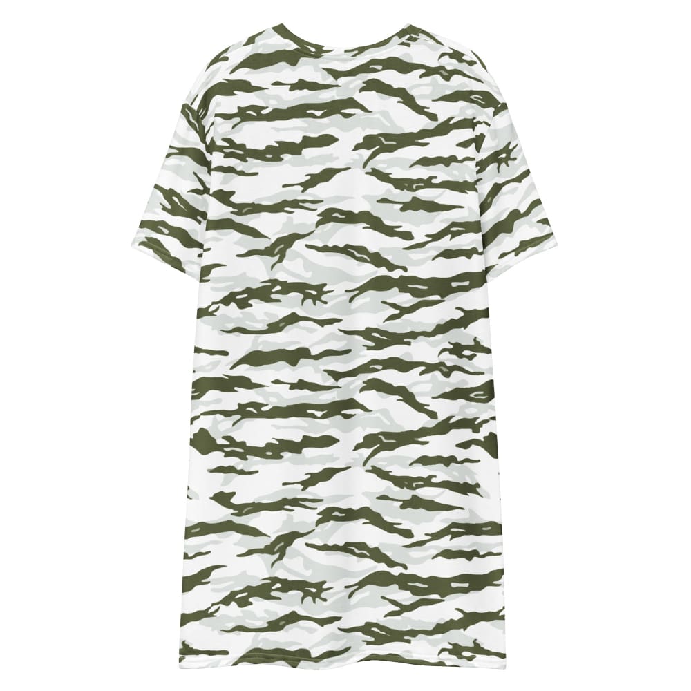 Noorvik Arctic Tiger Stripe CAMO T-shirt dress