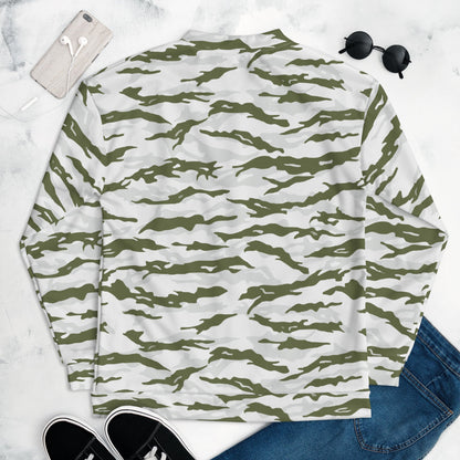 Noorvik Arctic Tiger Stripe CAMO Unisex Bomber Jacket