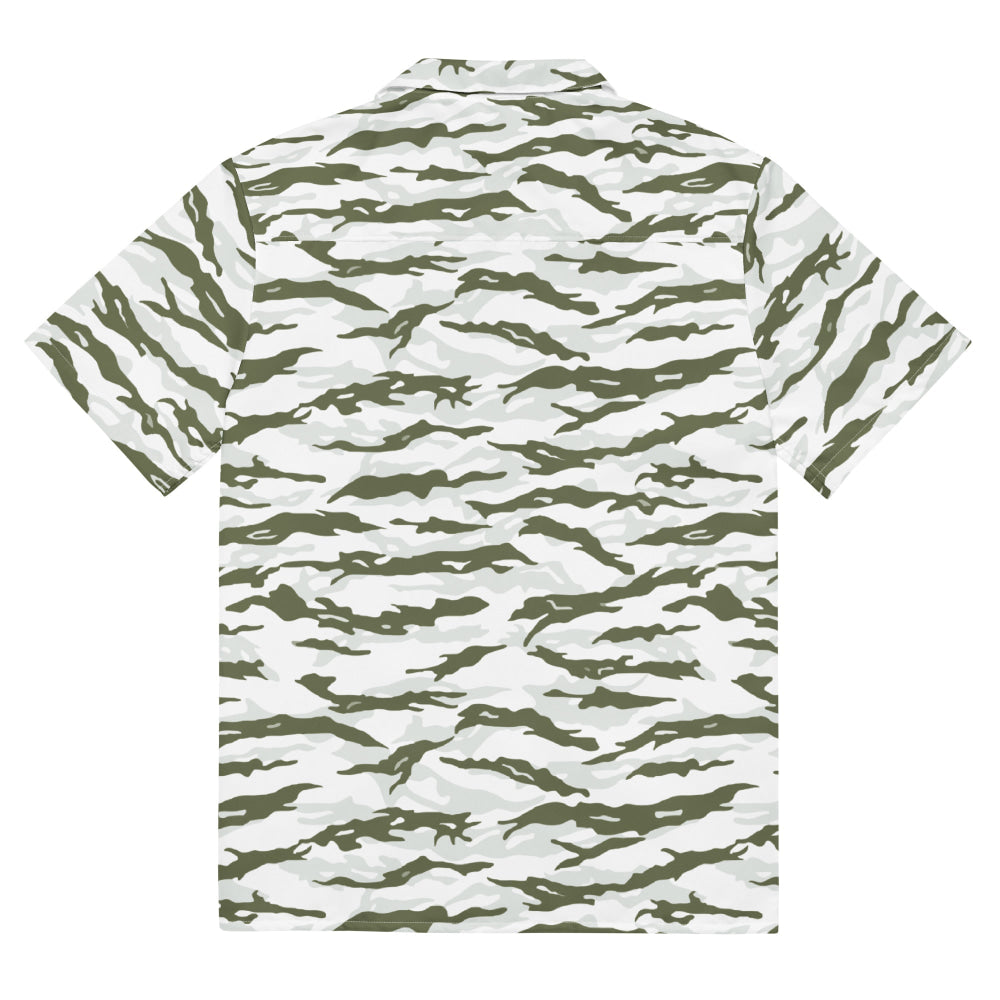 Noorvik Arctic Tiger Stripe CAMO Unisex button shirt - Button Shirt