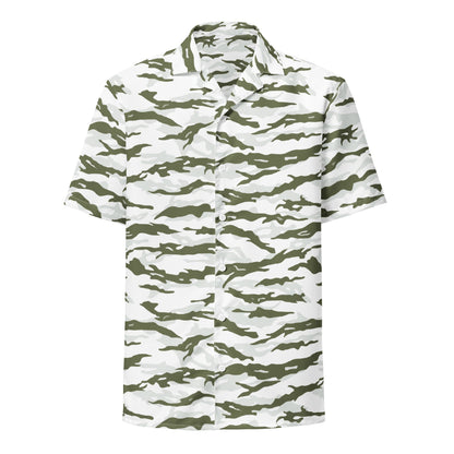 Noorvik Arctic Tiger Stripe CAMO Unisex button shirt - Button Shirt