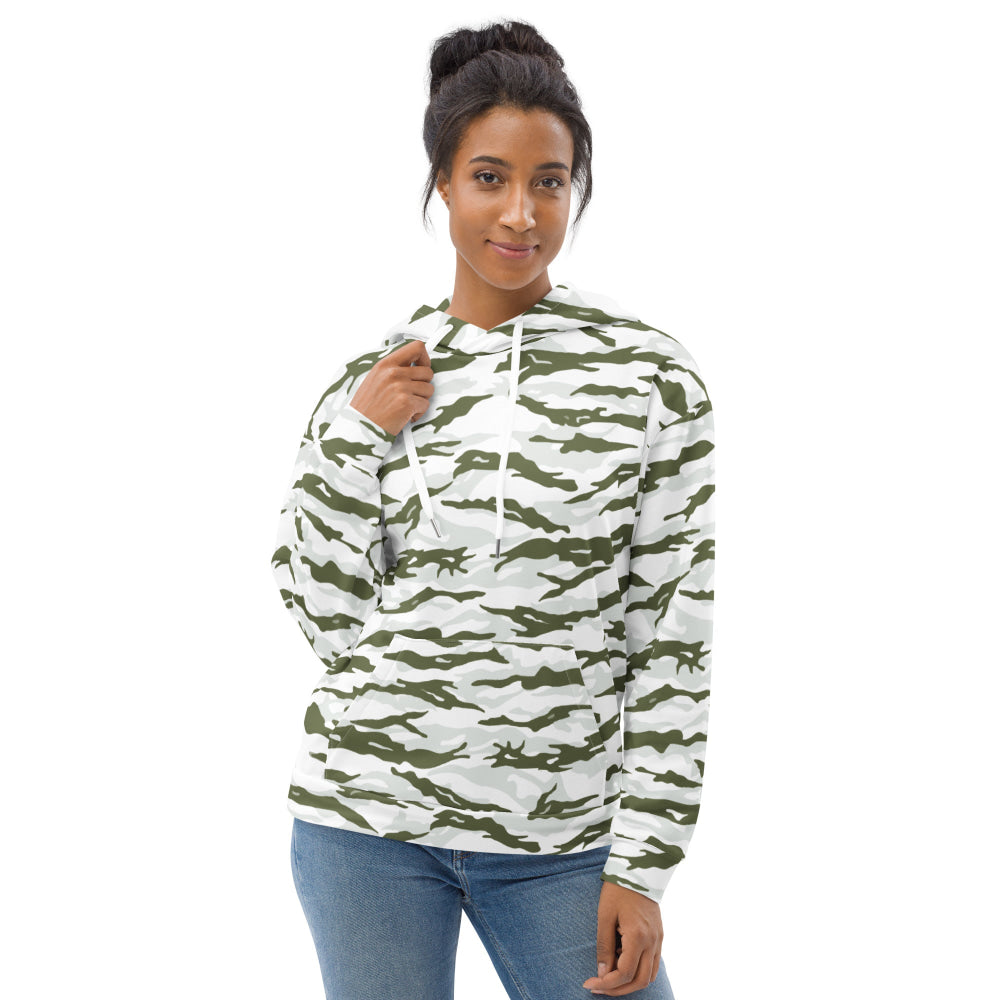 Noorvik Arctic Tiger Stripe CAMO Unisex Hoodie