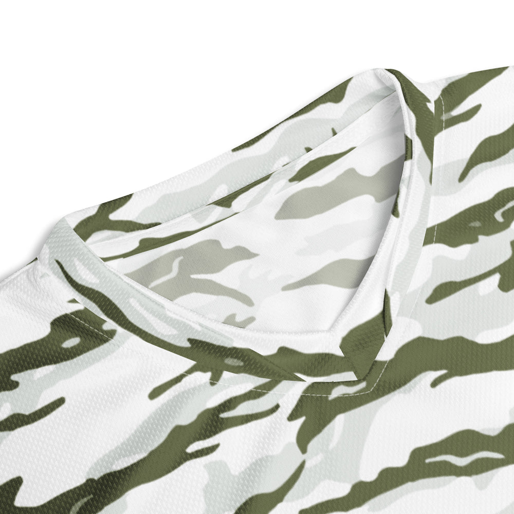 Noorvik Arctic Tiger Stripe CAMO unisex sports jersey - Unisex Sports Jersey