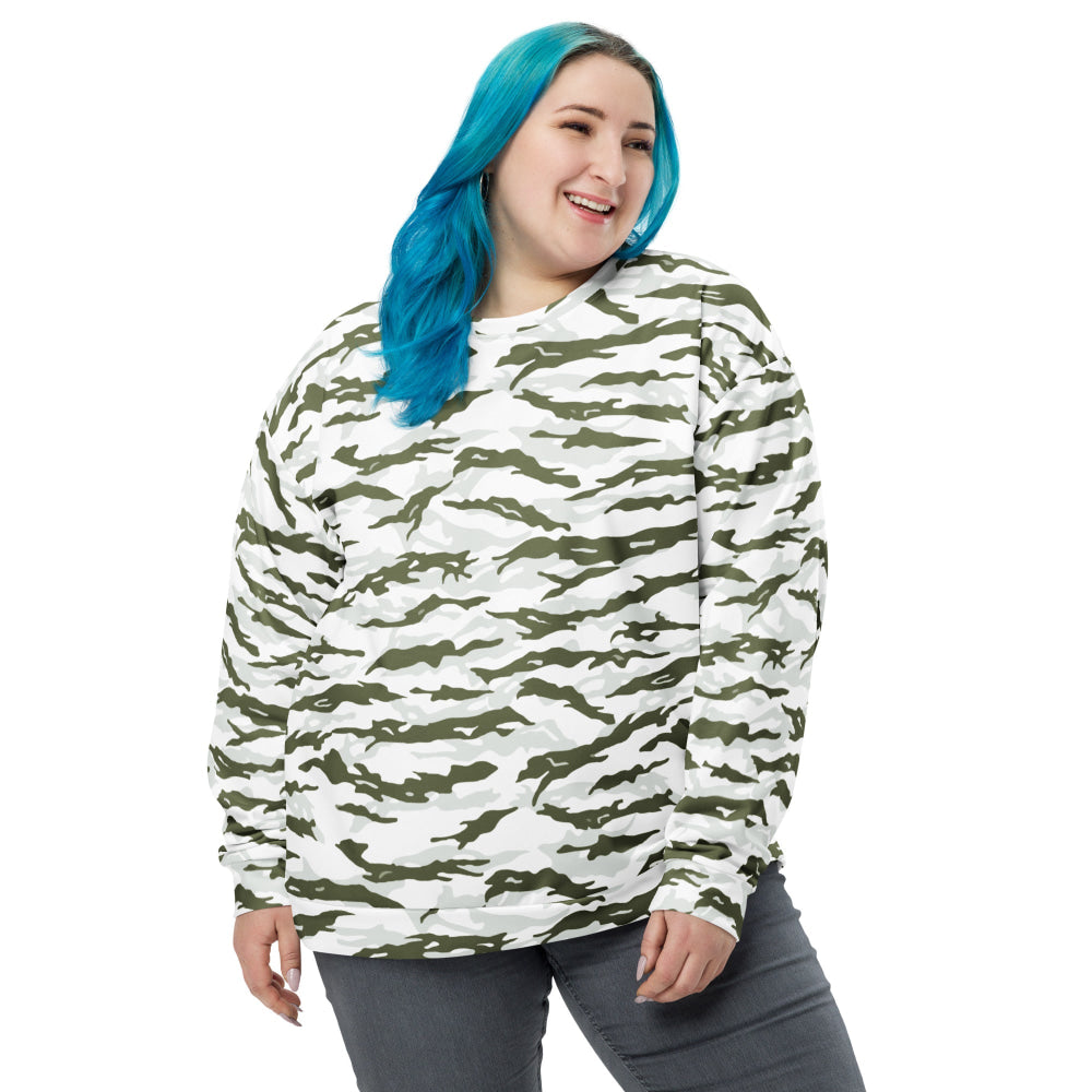 Noorvik Arctic Tiger Stripe CAMO Unisex Sweatshirt