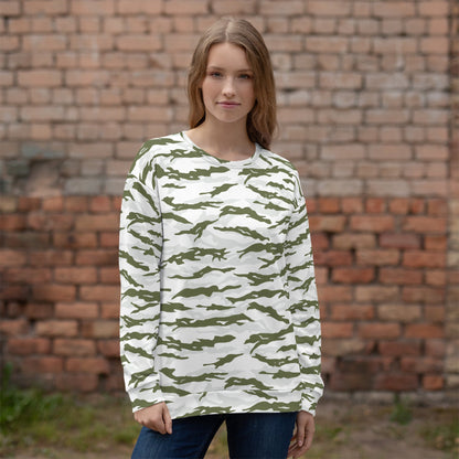 Noorvik Arctic Tiger Stripe CAMO Unisex Sweatshirt