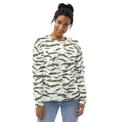 Noorvik Arctic Tiger Stripe CAMO Unisex Sweatshirt