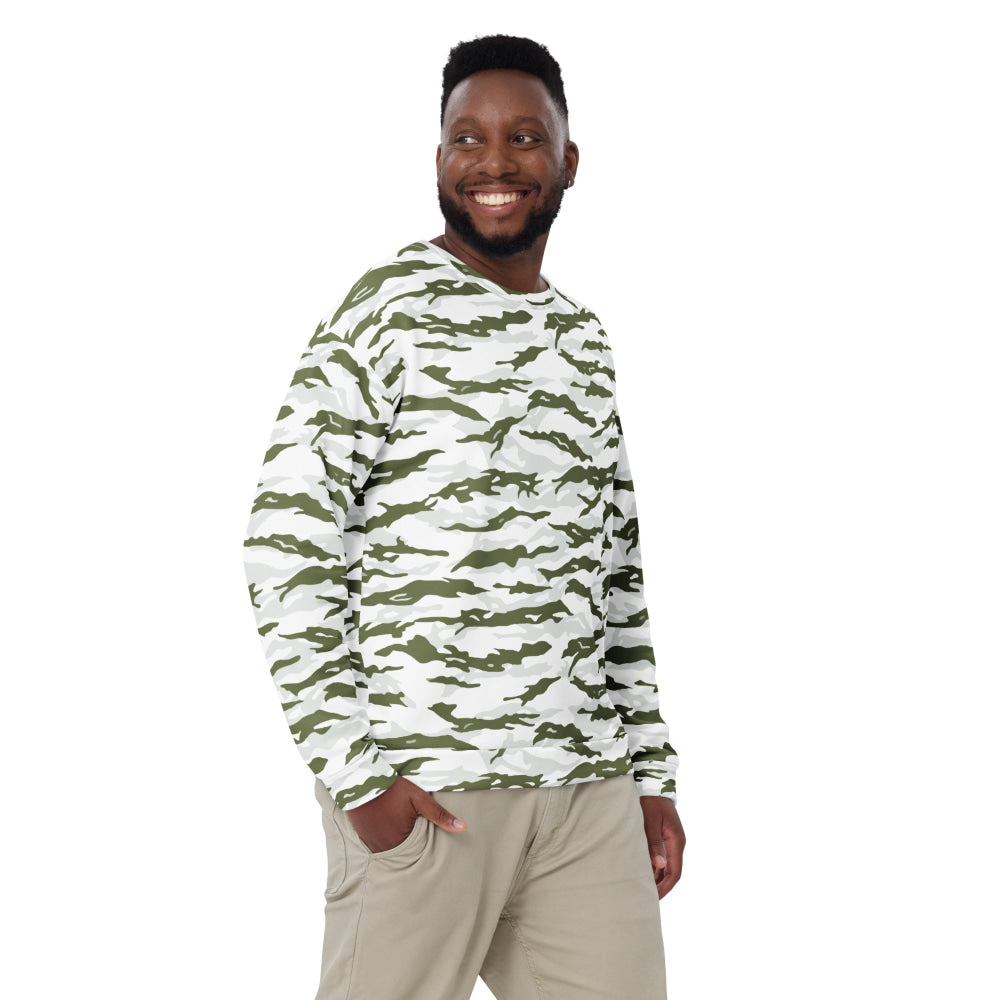 Noorvik Arctic Tiger Stripe CAMO Unisex Sweatshirt