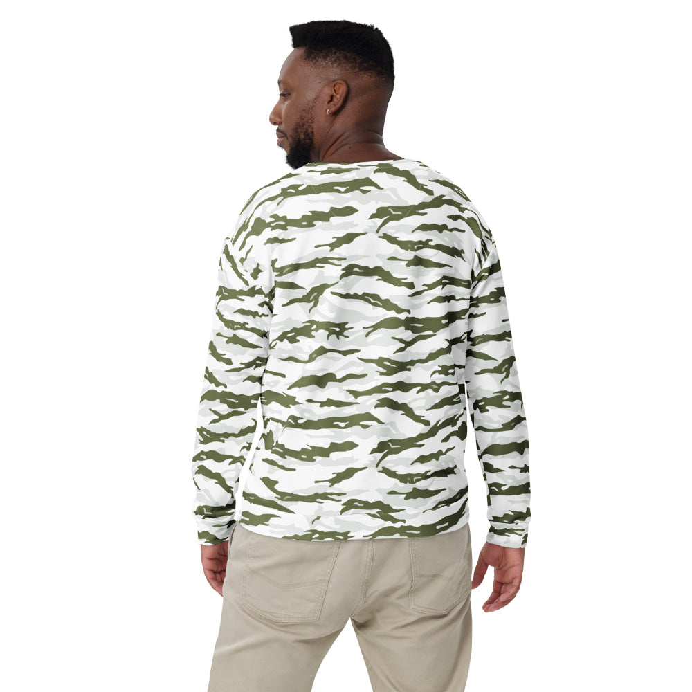 Noorvik Arctic Tiger Stripe CAMO Unisex Sweatshirt