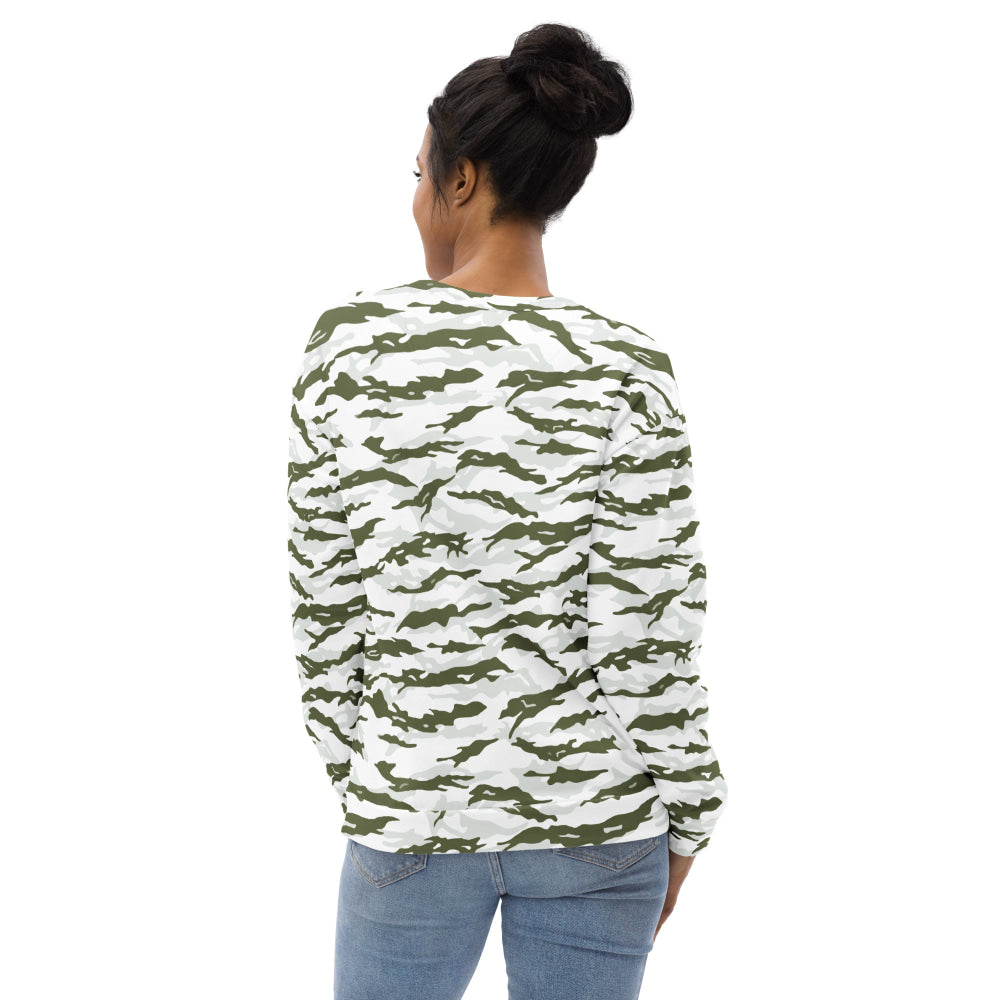 Noorvik Arctic Tiger Stripe CAMO Unisex Sweatshirt