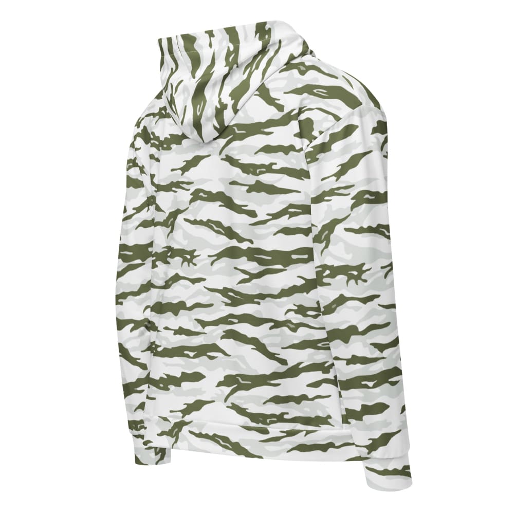 Noorvik Arctic Tiger Stripe CAMO Unisex zip hoodie