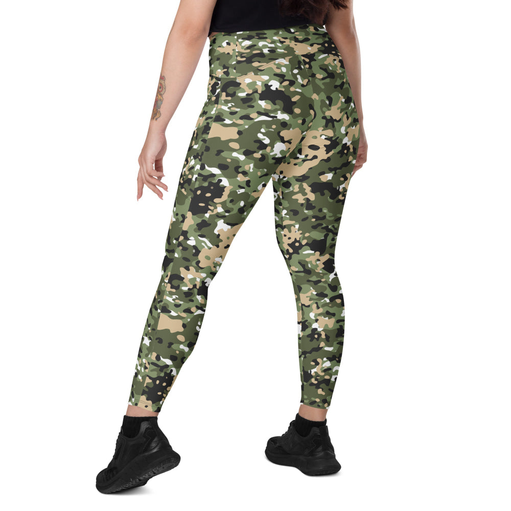 Nordic Combat Uniform CAMO Leggings with pockets - Womens With Pockets