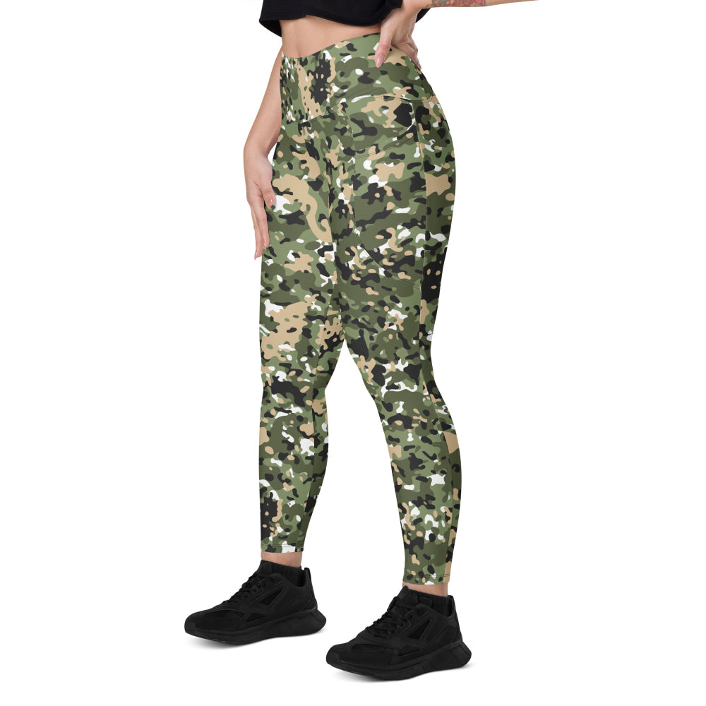 Nordic Combat Uniform CAMO Leggings with pockets - Womens With Pockets