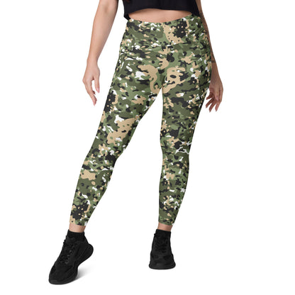 Nordic Combat Uniform CAMO Leggings with pockets - Womens With Pockets