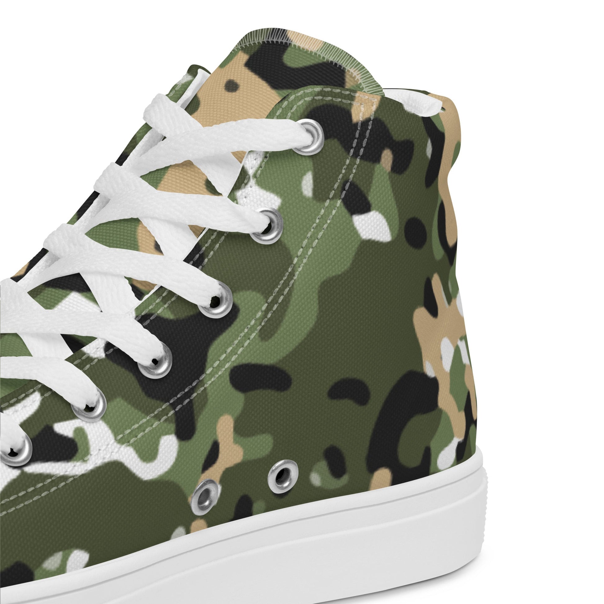 Nordic Combat Uniform CAMO Mens high top canvas shoes - High Top Canvas Shoes