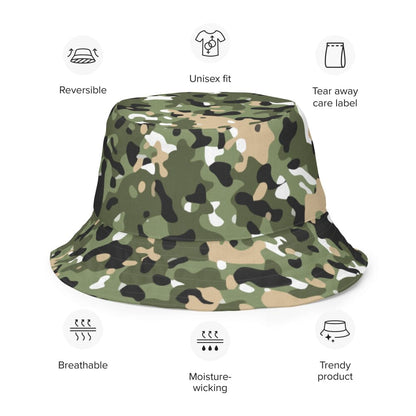 Nordic Combat Uniform CAMO Reversible bucket hat