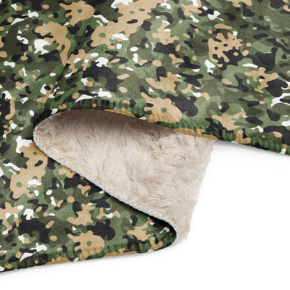 Nordic Combat Uniform CAMO Sherpa blanket - Blankets