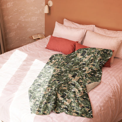 Nordic Combat Uniform CAMO Sherpa blanket - Blankets