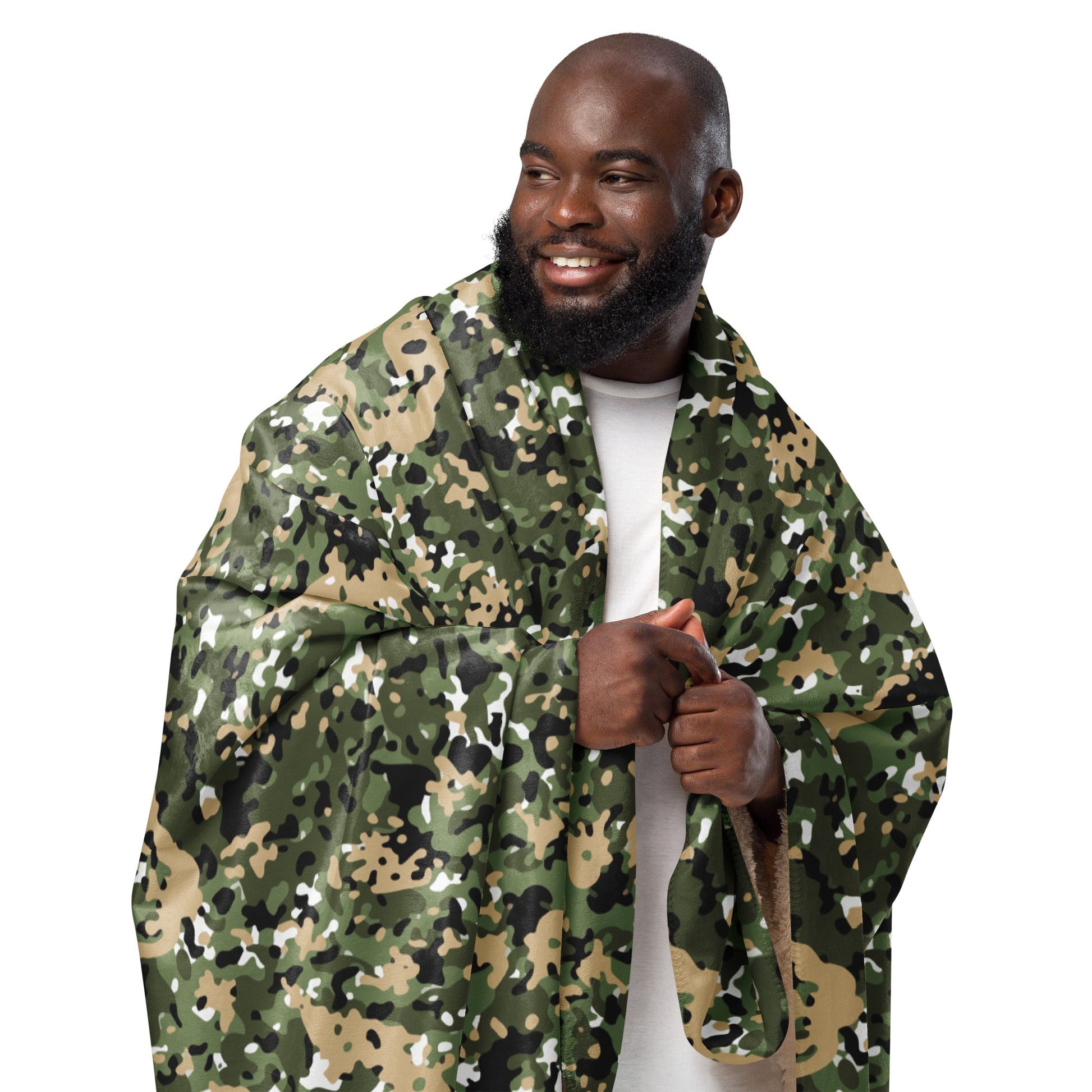Nordic Combat Uniform CAMO Sherpa blanket - Blankets