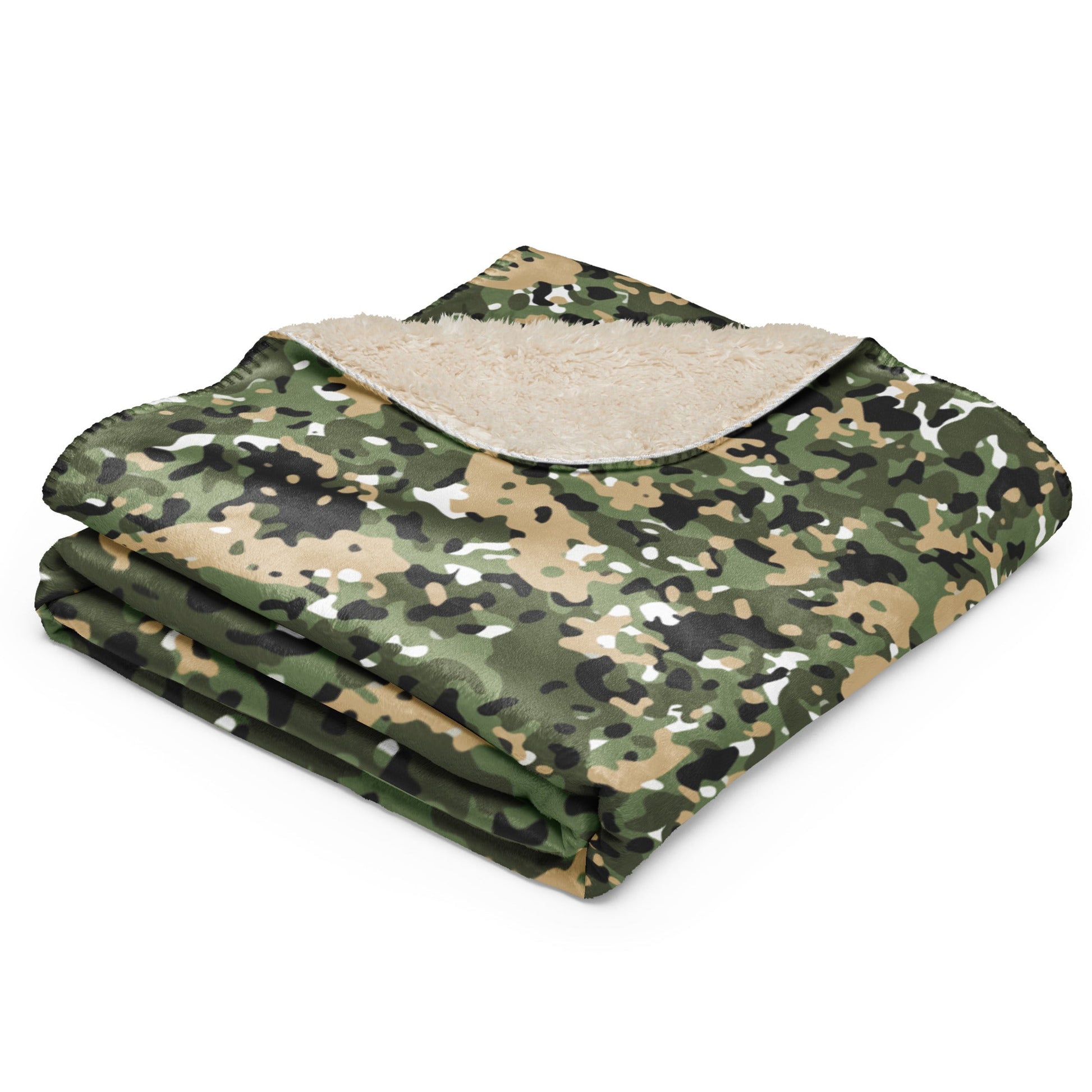 Nordic Combat Uniform CAMO Sherpa blanket - Blankets