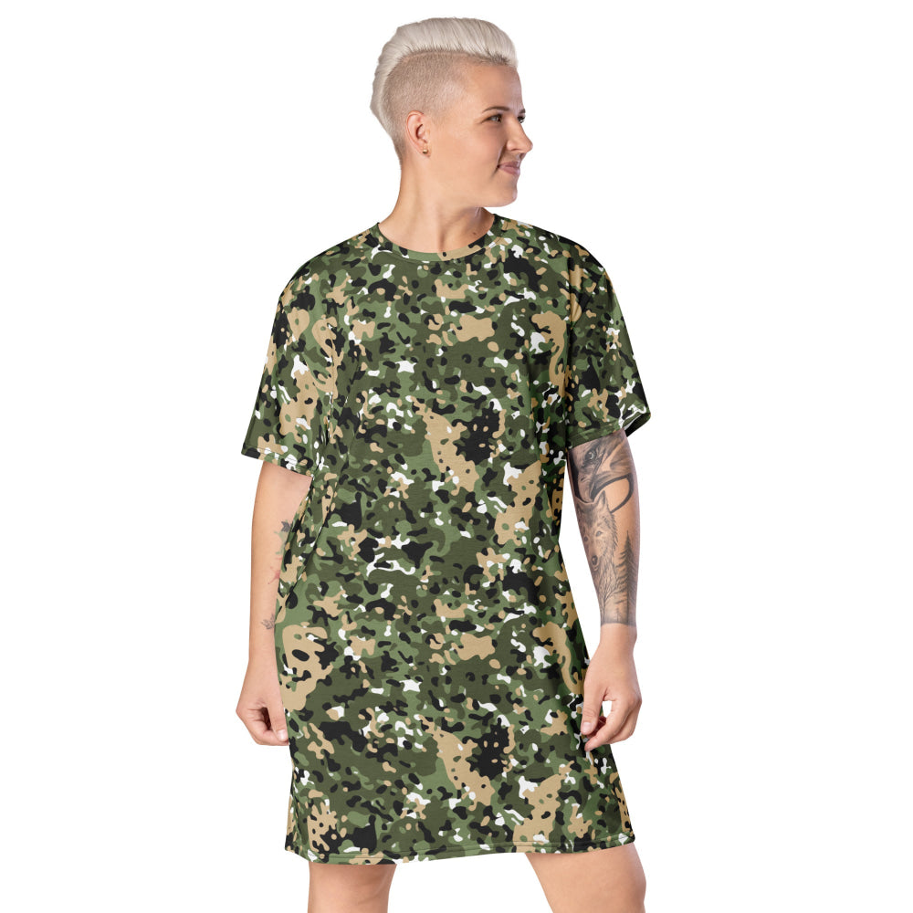 Nordic Combat Uniform CAMO T-shirt dress - 2XS - Womens T-Shirt Dress