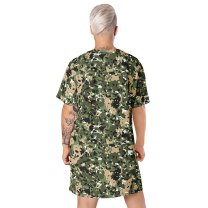 Nordic Combat Uniform CAMO T-shirt dress - Womens T-Shirt Dress