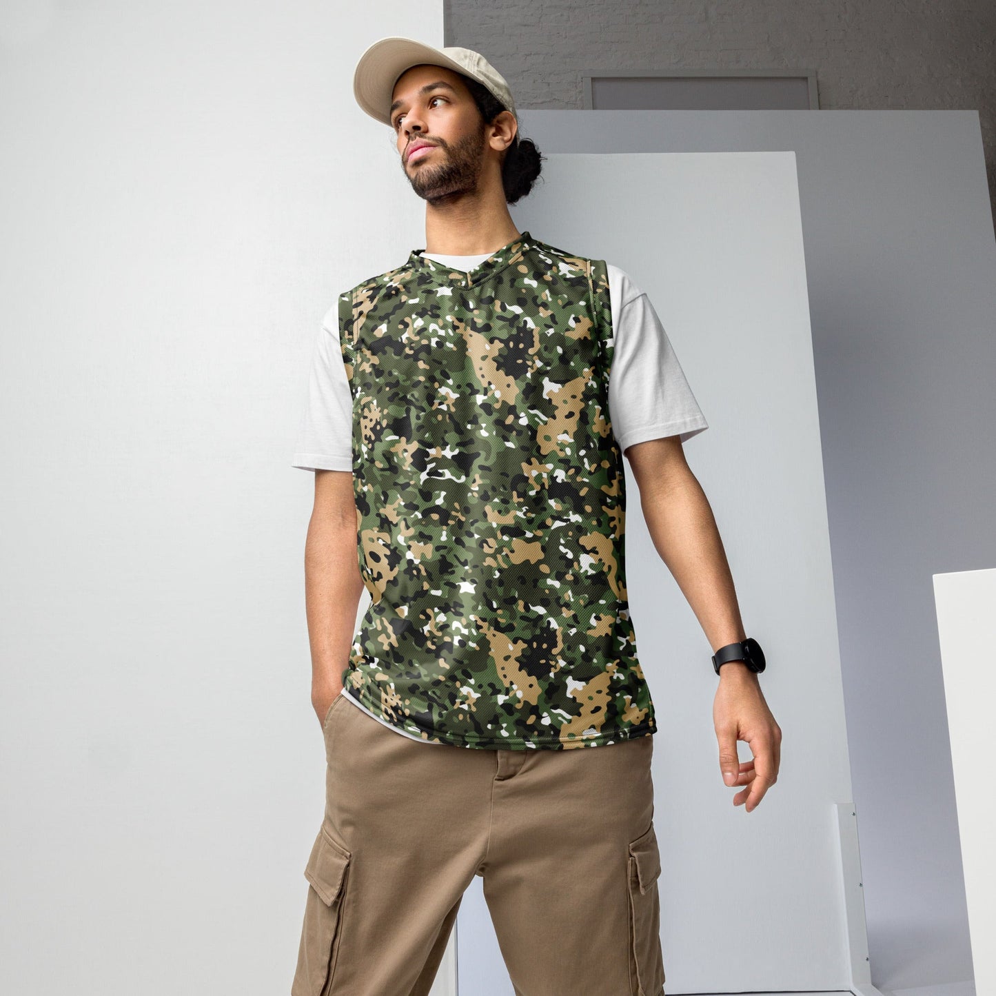 Nordic Combat Uniform CAMO unisex basketball jersey - 2XS - Basketball Jerseys