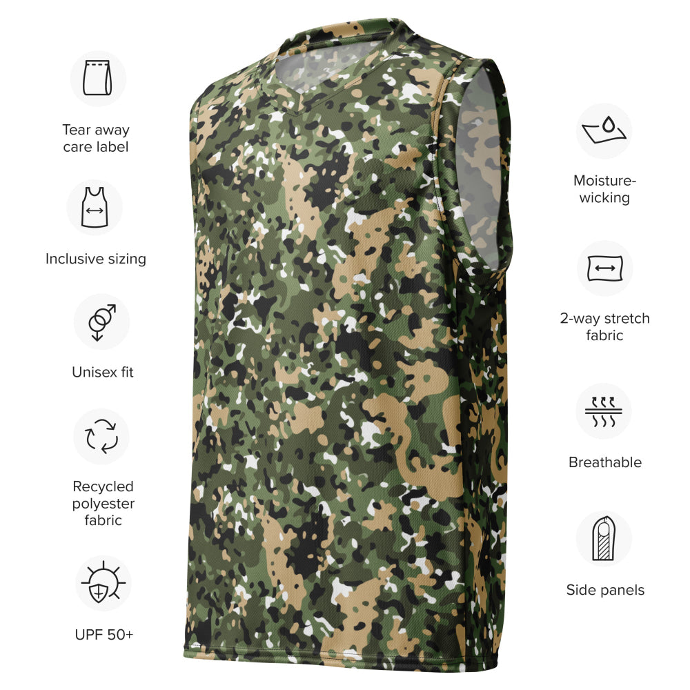 Nordic Combat Uniform CAMO unisex basketball jersey - Unisex Basketball Jersey