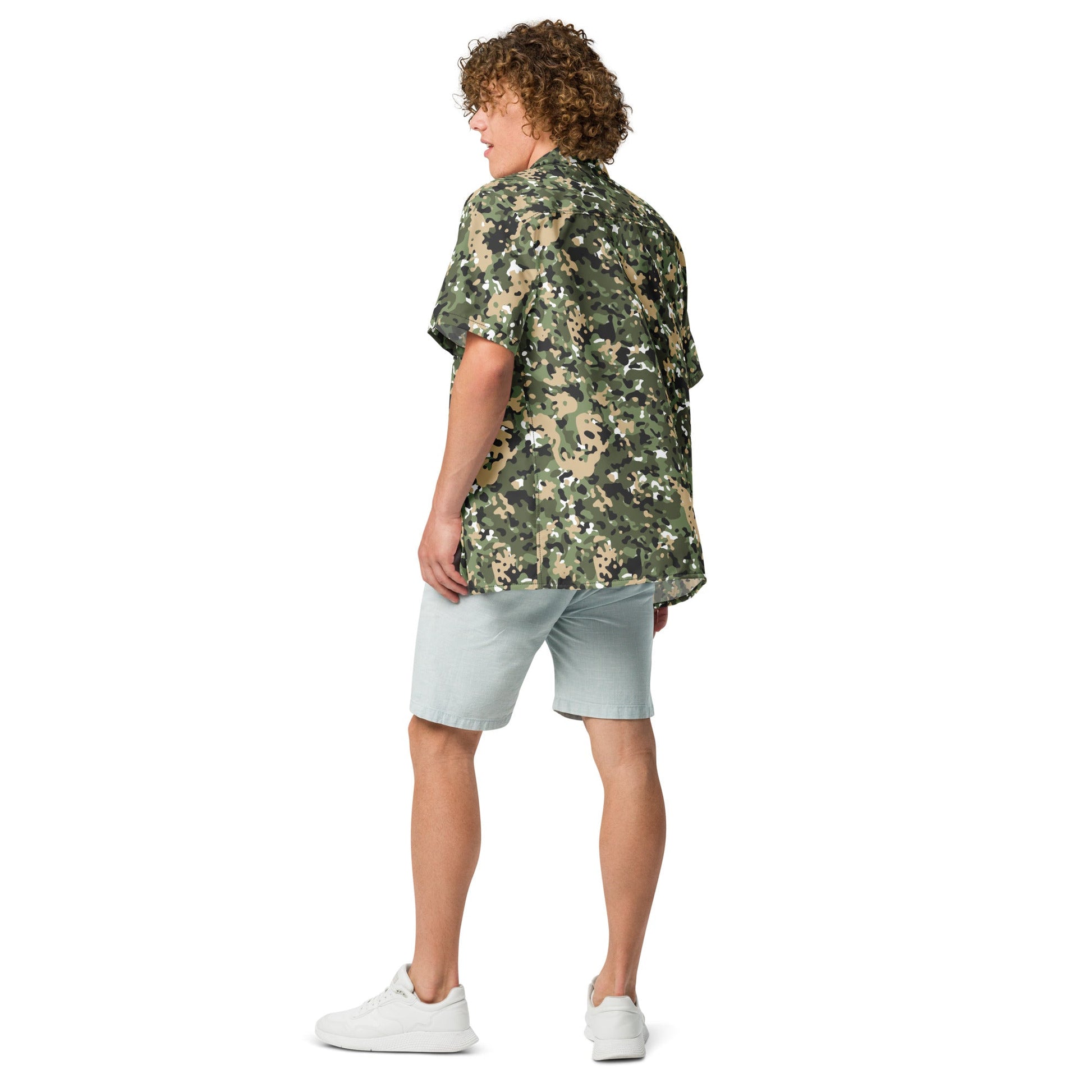 Nordic Combat Uniform CAMO Unisex Short-Sleeve Button Shirt