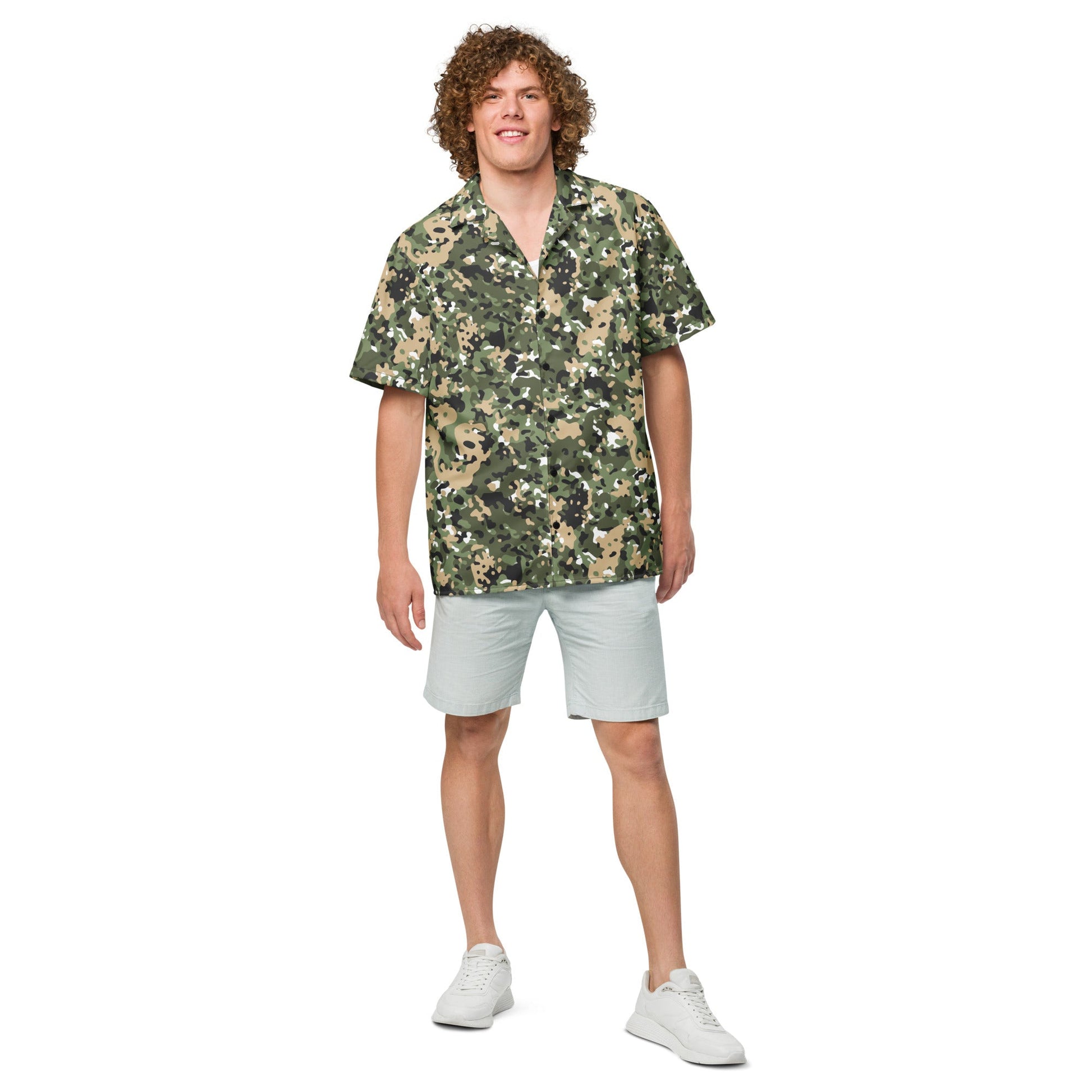Nordic Combat Uniform CAMO Unisex Short-Sleeve Button Shirt