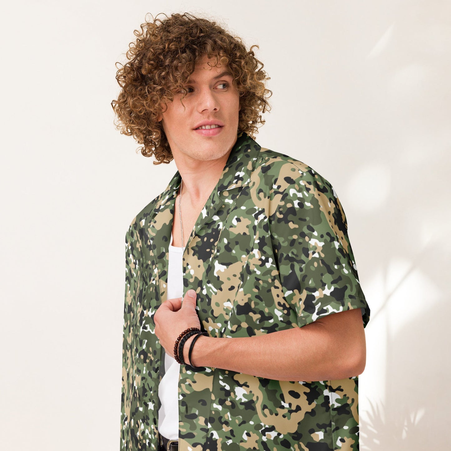 Nordic Combat Uniform CAMO Unisex Short-Sleeve Button Shirt