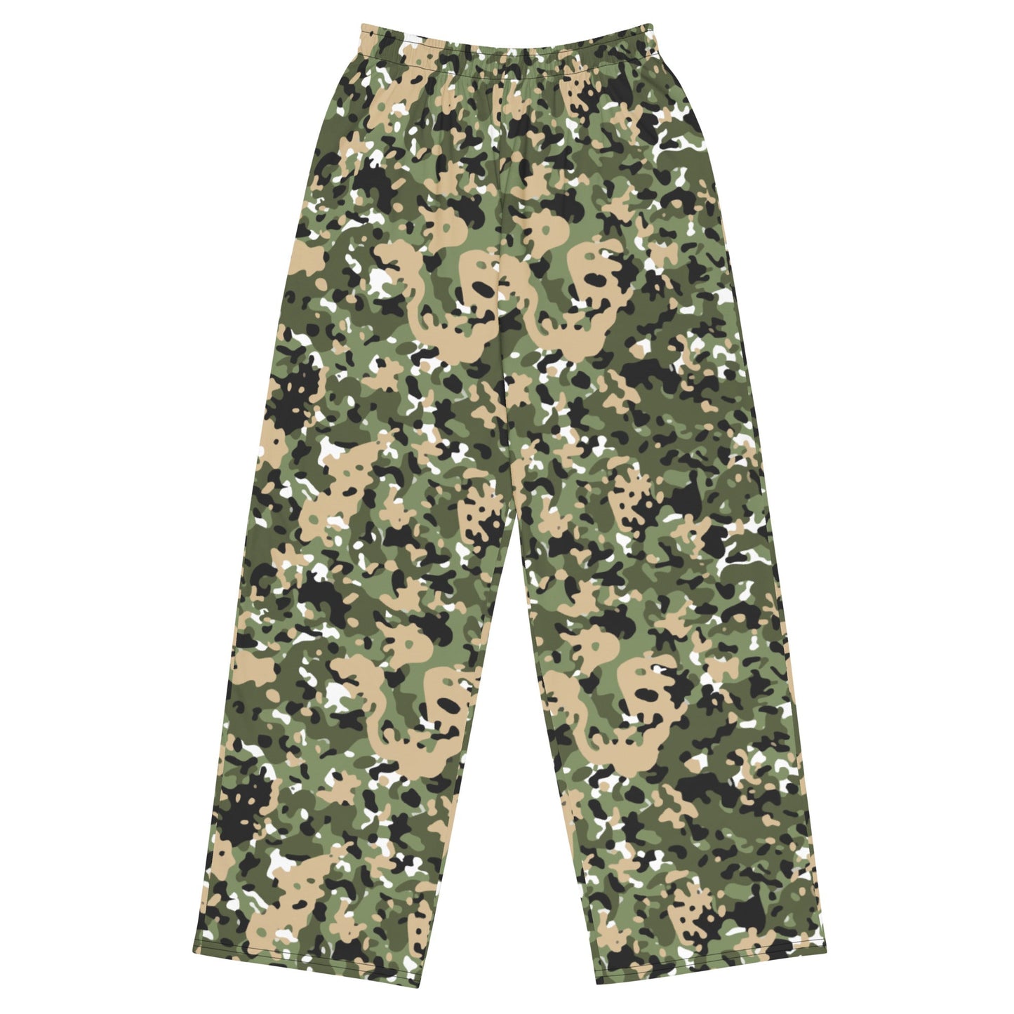 Nordic Combat Uniform CAMO unisex wide-leg pants - 2XS - Wide-leg Pants