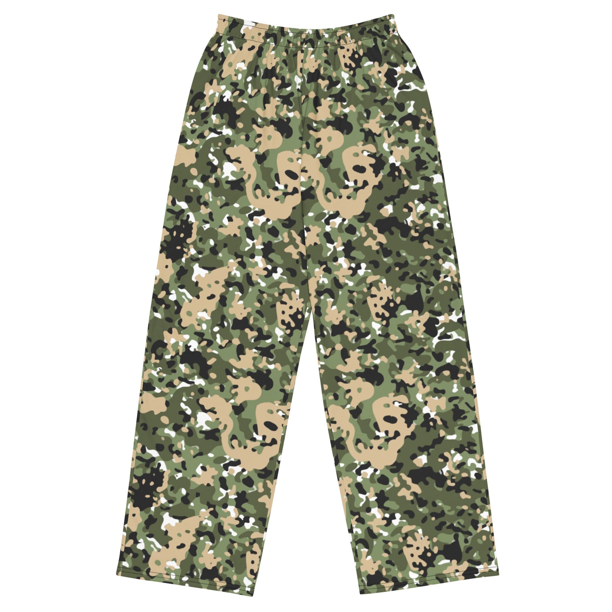 Nordic Combat Uniform CAMO unisex wide-leg pants - 2XS - Wide-leg Pants