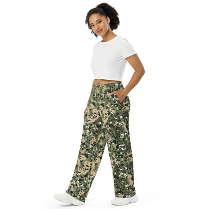 Nordic Combat Uniform CAMO unisex wide-leg pants - Wide-leg Pants