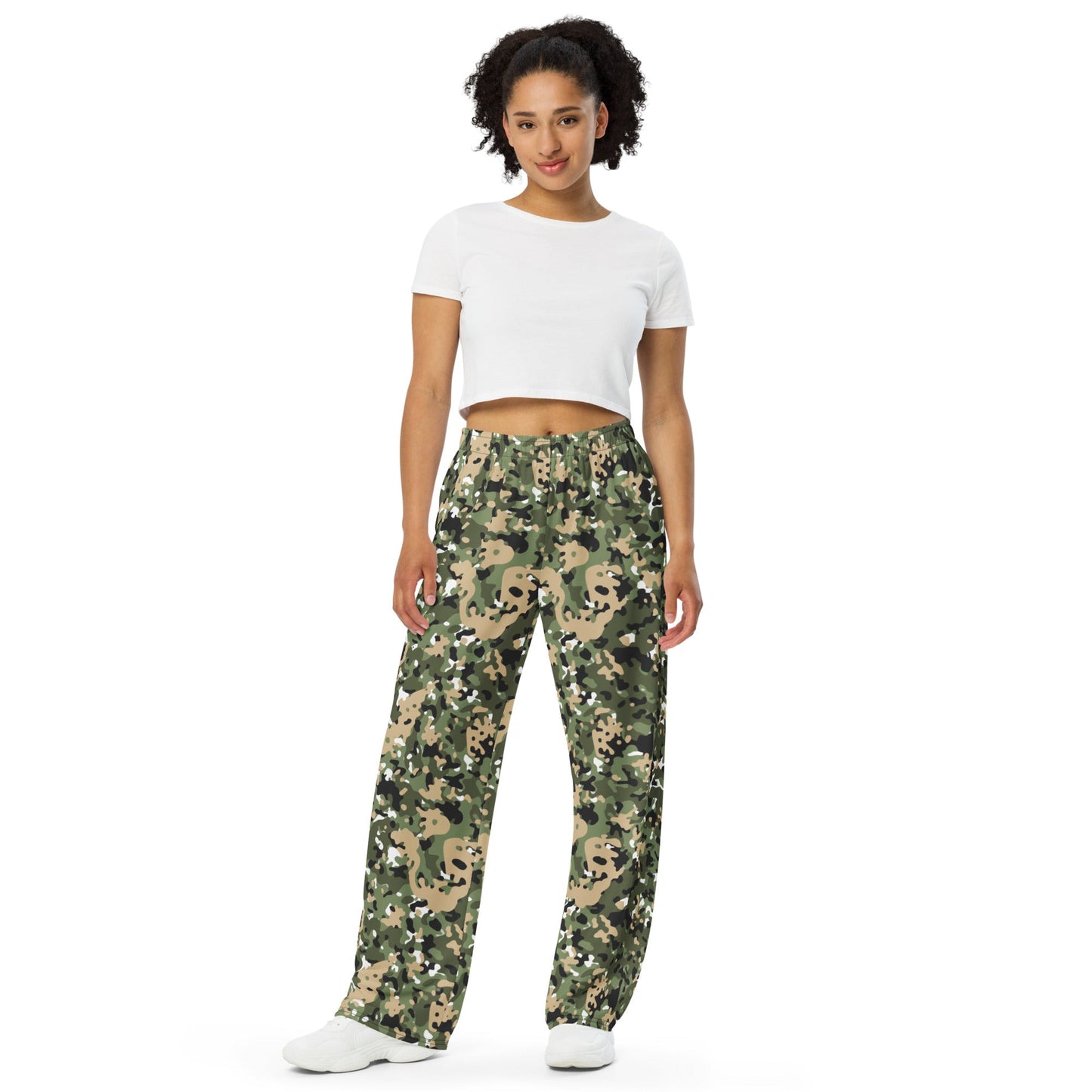 Nordic Combat Uniform CAMO unisex wide-leg pants - Wide-leg Pants
