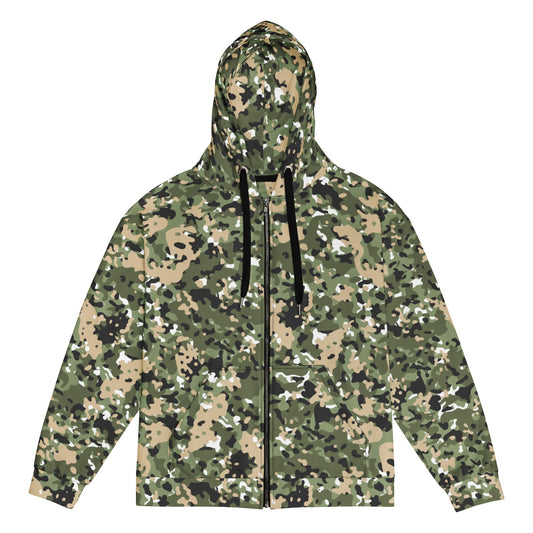 Nordic Combat Uniform CAMO Unisex zip hoodie - 2XS - Zip Hoodies
