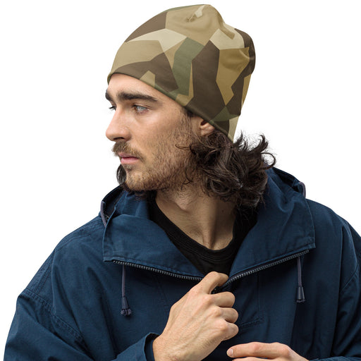 Nordic Leaf Pile Desert CAMO Beanie - S - Head