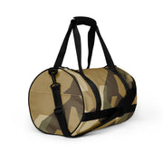 Nordic Leaf Pile Desert CAMO Gym Bag