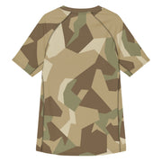 Nordic Leaf Pile Desert CAMO Mens Short-Sleeve Rash Guard - SS