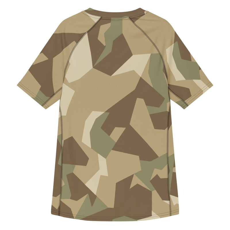 Nordic Leaf Pile Desert CAMO Mens Short-Sleeve Rash Guard - SS