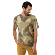 Nordic Leaf Pile Desert CAMO Mens T-Shirt - Shirt - Tee