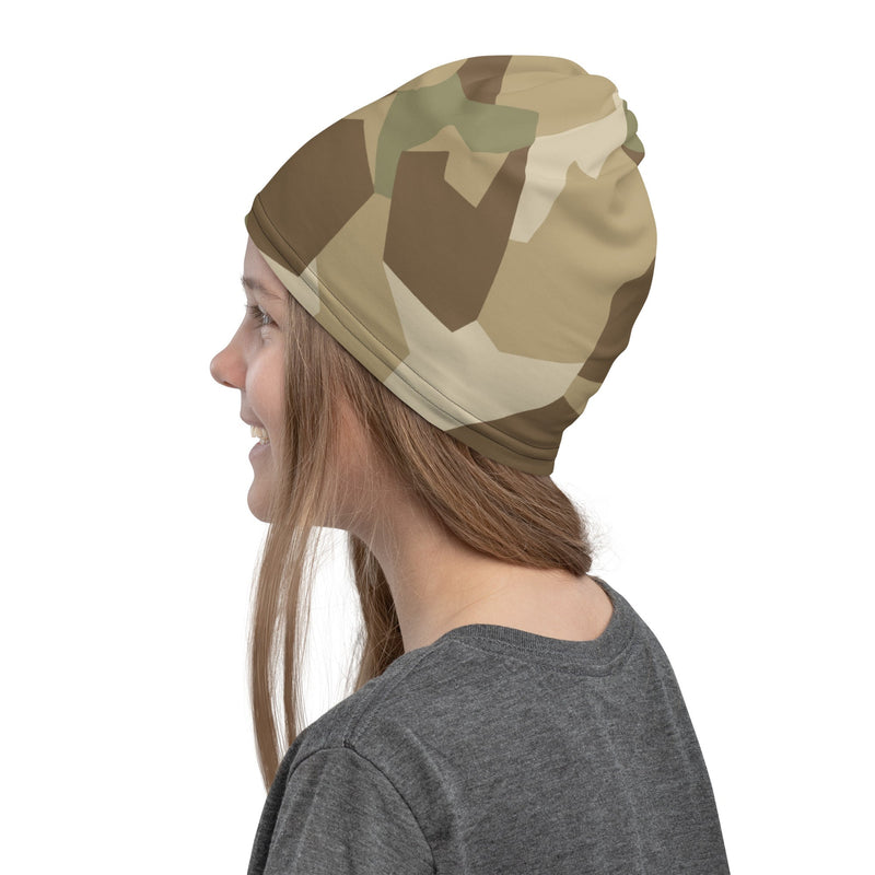 Nordic Leaf Pile Desert CAMO Neck Gaiter - Head