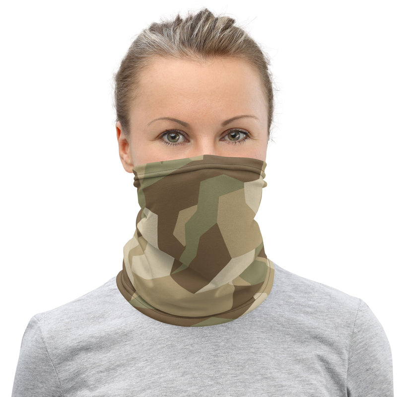 Nordic Leaf Pile Desert CAMO Neck Gaiter - Head